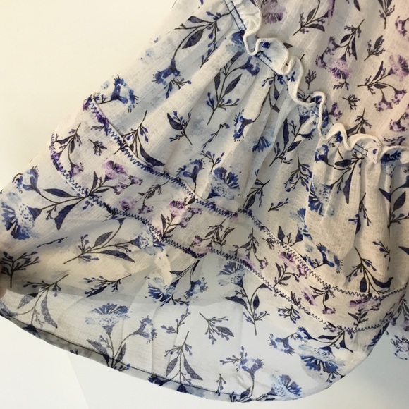 NWT Free People Rose Valley Off the Shoulder Floral Blouse - S - Picture 4 of 7